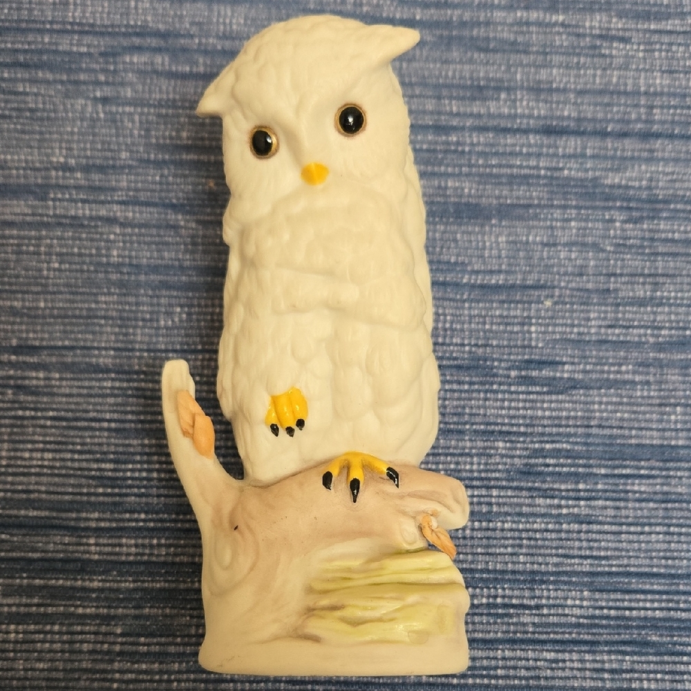 COPY - CYBIS Vintage Porcelein White Owl Figurine